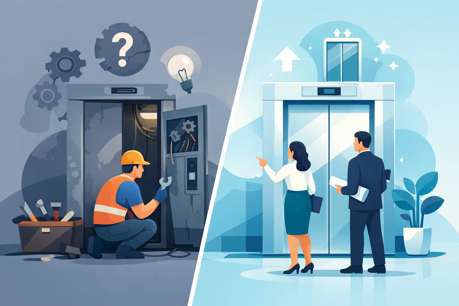 Repair or Replace Old Elevator?