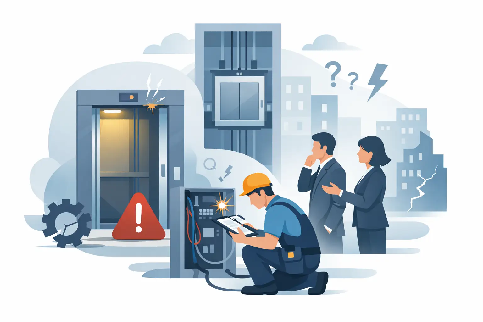 What Causes Elevator Faults in Buildings?