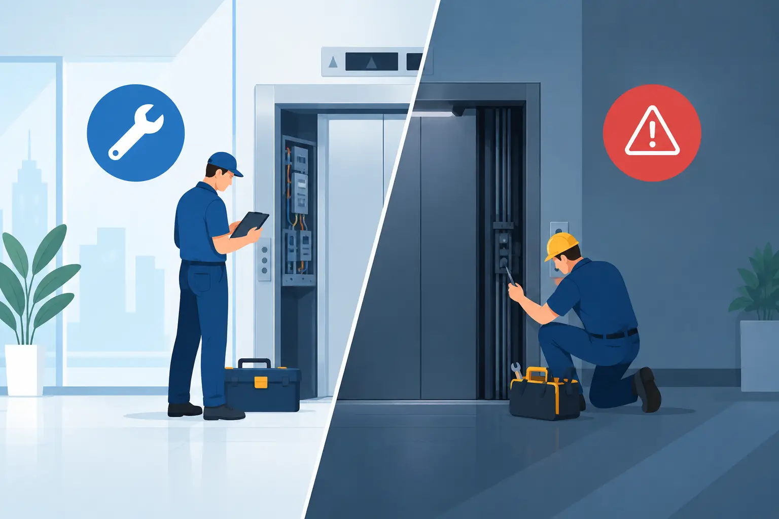 Lift Maintenance Versus Breakdown Repairs Compared
